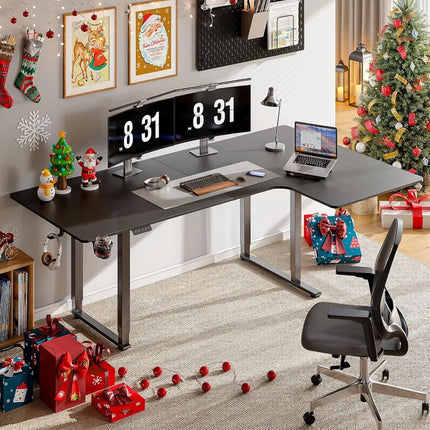 FurnitureZ l 71x43" L Shaped Standing for Home Office