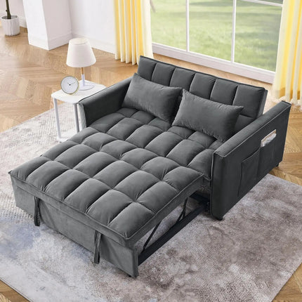 FurnitureZ l  3 in 1 Convertible Sleeper Sofa Bed for Bedroom