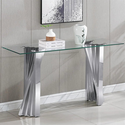 FurnitureZ l  Modern Narrow Long Console Table for Living Room