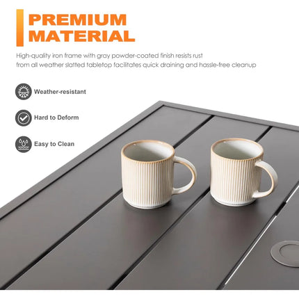 FurnitureZ l  37" Outdoor Patio Table