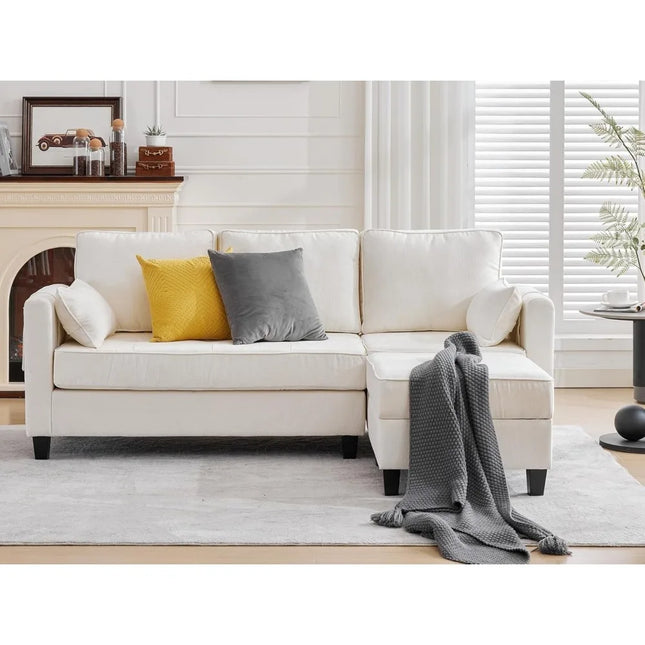 FurnitureZ l  Convertible Sectional Sofa for Living Room