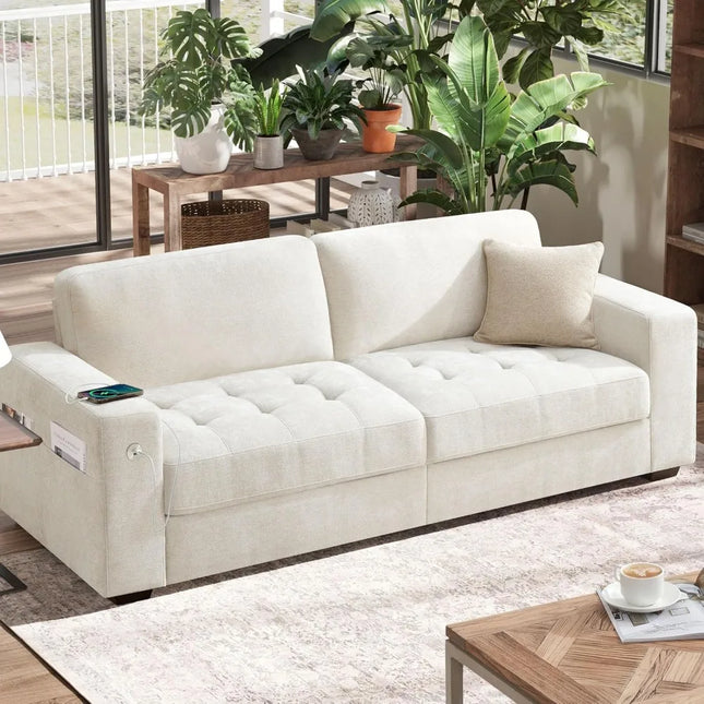 FurnitureZ l  89" Modern Comfy Sofa for Living Room