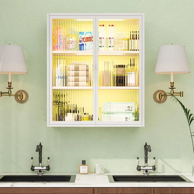 FurnitureZ l Wall Medicine Cabinet for Bathroom