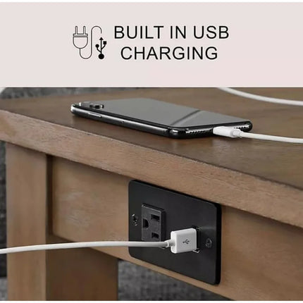 FurnitureZ l  Members Mark Lowell 4-Piece Console Table Set with Stools for Dining Room