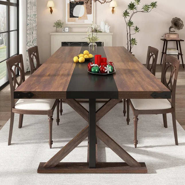 FurnitureZ l  71" Dining Table for 6 People for Dining Room