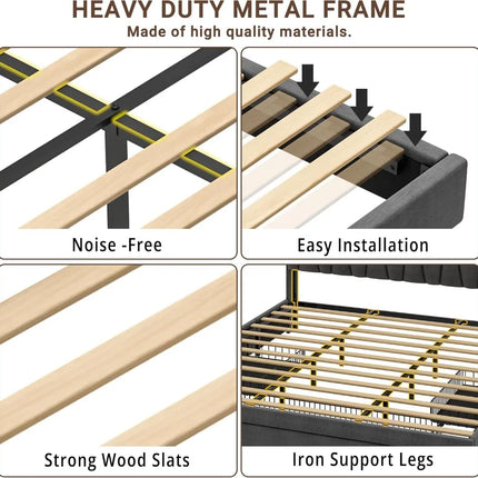 FurnitureZ l  Twin Bed Frame for Bedroom