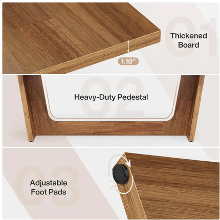 FurnitureZ l  70.87" Executive Computer Desk for Home Office