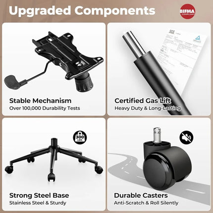 FurnitureZ l Ergonomic Home Office Chair