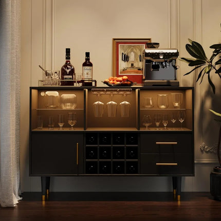 FurnitureZ l  Bar Cabinet and Coffee Bar for Dining Room