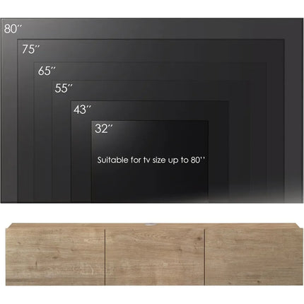 FurnitureZ l  63" Living Room TV Stands for Living Room, Bedroom