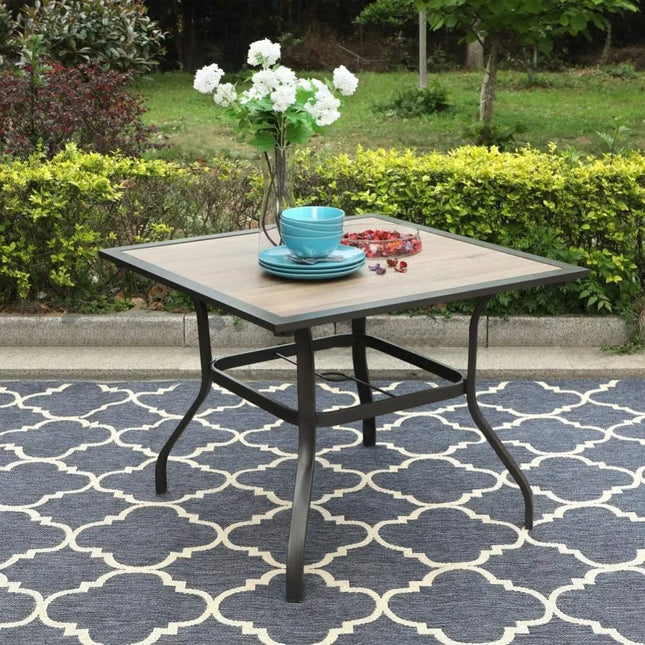 FurnitureZ l Patio Dining Table for Outside