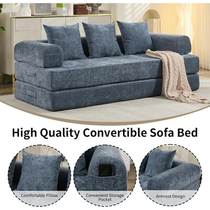 FurnitureZ l  Convertible Sofa Bed for Bedroom