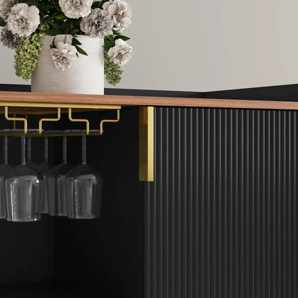 FurnitureZ l  48" Wine Bar Cabinet for Dining Room