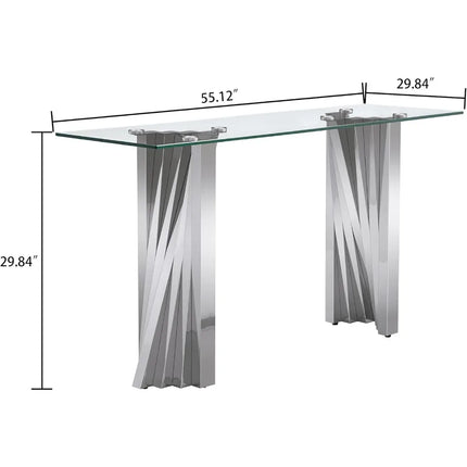 FurnitureZ l  Modern Narrow Long Console Table for Living Room