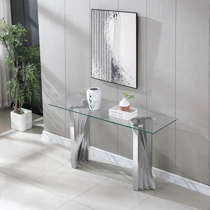 FurnitureZ l  Modern Narrow Long Console Table for Living Room