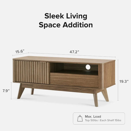 FurnitureZ l  Brooklyn Mid-Century Modern TV Stand for Living Room