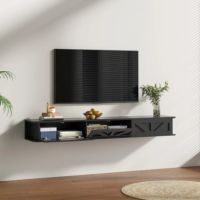 FurnitureZ l  Floating TV Stand for Living Room, Bedroom