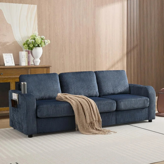 FurnitureZ l  87.4" Oversize 3 Seater Sofa for Living Room