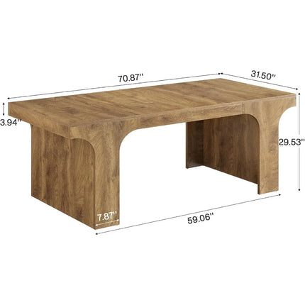 FurnitureZ l  70.87" Executive Office Desk for Home Office