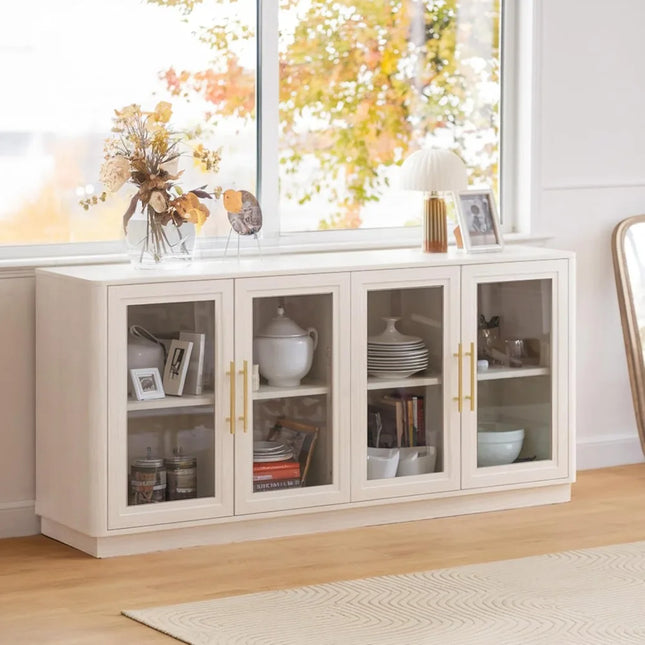 FurnitureZ l  Modern Kitchen Storage Cabinet for Living Room, Dining Room