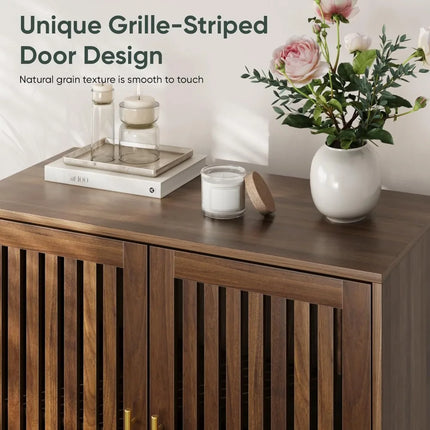 FurnitureZ l  Farmhouse Style Buffet Cabinet for Living Room, Dining Room