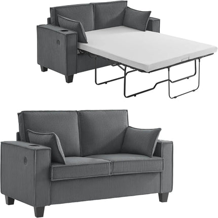 FurnitureZ l  Pull Out Sofa Bed, Sleeper Sofa Couch for Bedroom