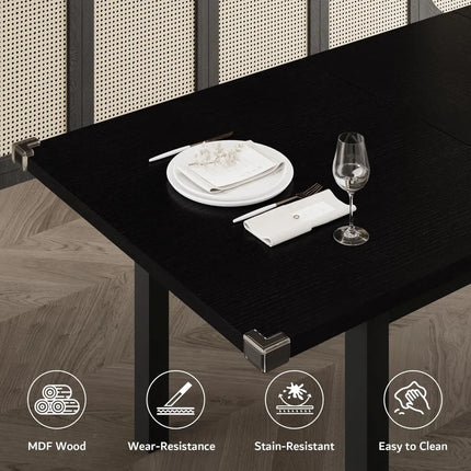 FurnitureZ l 5-Piece Dining Table Set for 4-8 for Dining Room