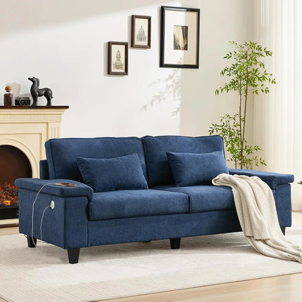 FurnitureZ l  Modern 2-Seater Sofa for Living Room