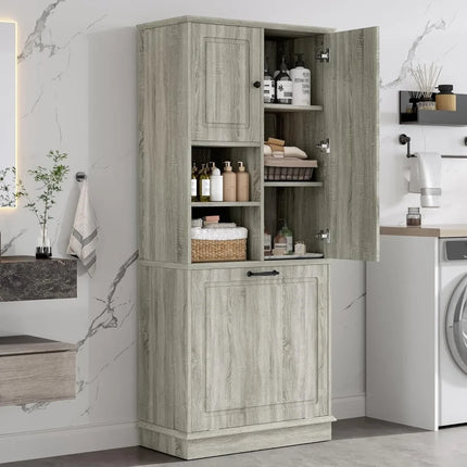 FurnitureZ l  Tall Storage Cabinet for Bathroom