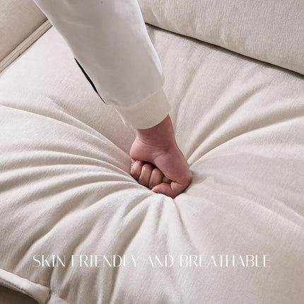 FurnitureZ l  88.98" Sectional Sofa Couches for Living Room