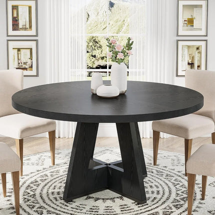 FurnitureZ l  Round Wood Table for Dining Room