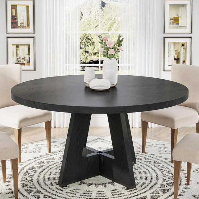 FurnitureZ l  Round Wood Table for Dining Room
