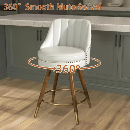 FurnitureZ l  Counter Height Bar Stools Set of 2 for Dining Room