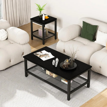 FurnitureZ l  Industrial Style 3-Piece Furniture Set for Living Room