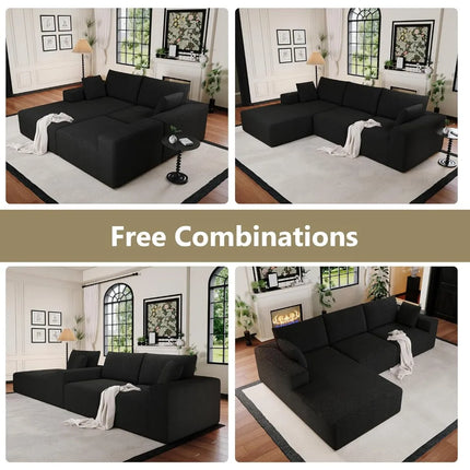 FurnitureZ l  108”Modular Sectional Sofa for Living Room