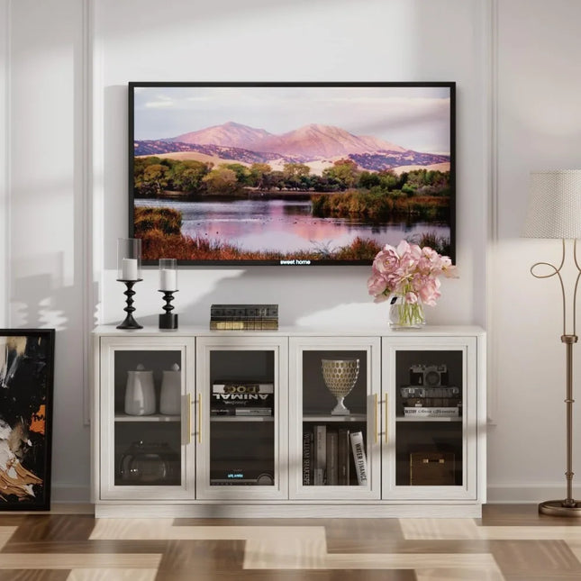 FurnitureZ l  Modern Kitchen Storage Cabinet for Living Room, Dining Room