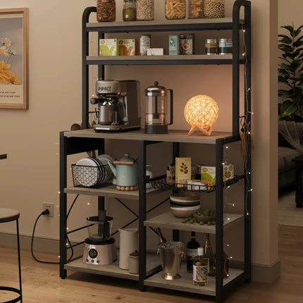 FurnitureZ l Bakers Rack for Kitchen, Dining Room
