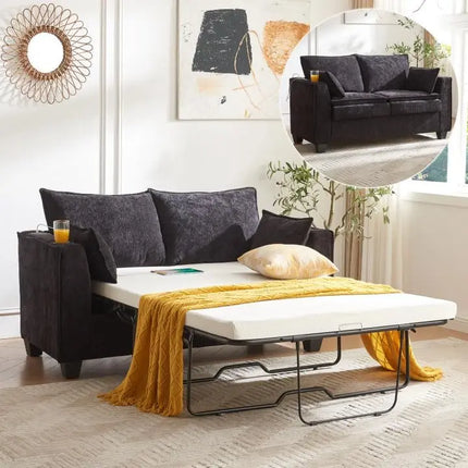 FurnitureZ l  Pull Out Sofa Bed, Sleeper Sofa Couch for Bedroom