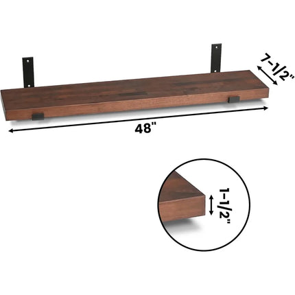 FurnitureZ l  Wall-Mounted Floating Shelf for Kitchen, Home Office