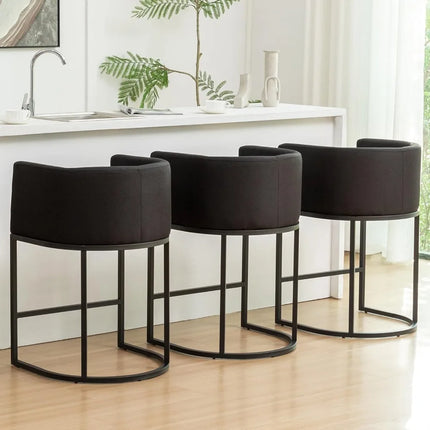 FurnitureZ l  Counter Height Bar Stools Set of 3 for Dining Room