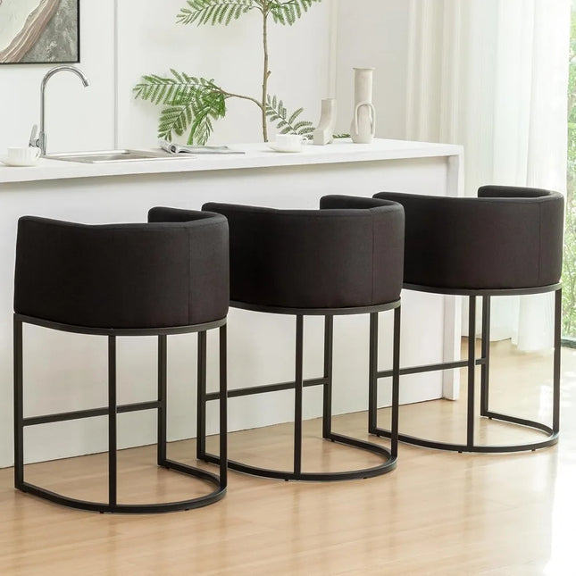 FurnitureZ l  Counter Height Bar Stools Set of 3 for Dining Room