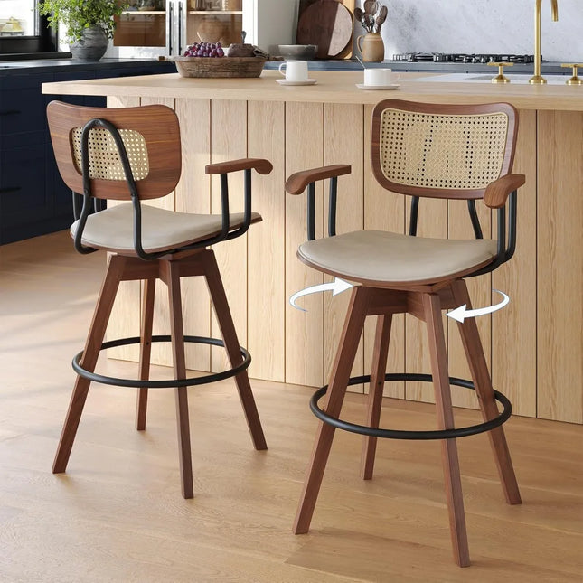 FurnitureZ l  26" Counter Height Bar Stool for Dining Room