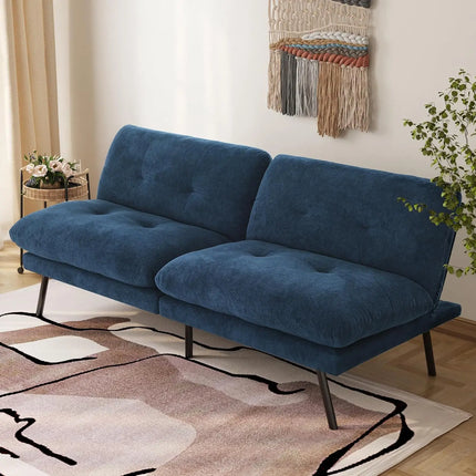 FurnitureZ l  Futon Sofa Bed Convertible Couch for Living Room