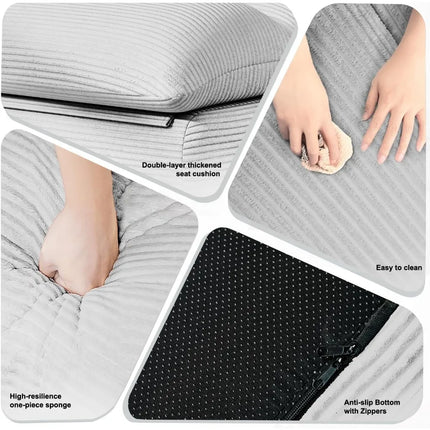 FurnitureZ l  Bean Bag Chairs for Bedroom, Living Room