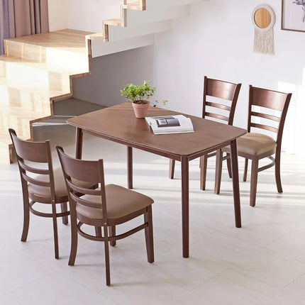 FurnitureZ l  47" Malaysian Oak Rectangular Wooden Dining Table for Dining Room