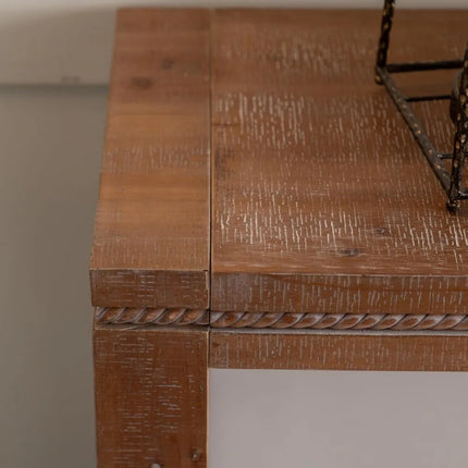 FurnitureZ l  64" Wooden Rectangular Sofa Table Series for Living Room