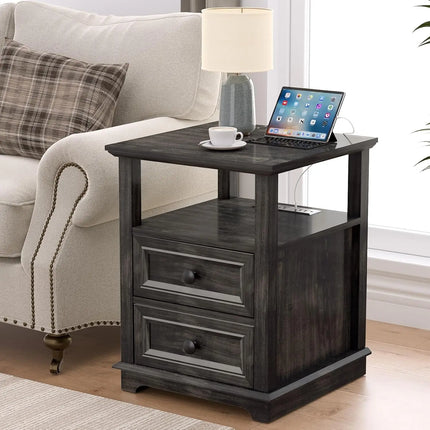 FurnitureZ l  18” End Table for Living Room