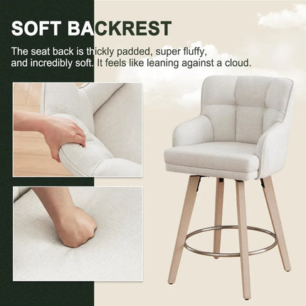 FurnitureZ l 26" inch Solid Wood Legs for Dining Room