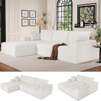 FurnitureZ l  108”Modular Sectional Sofa for Living Room