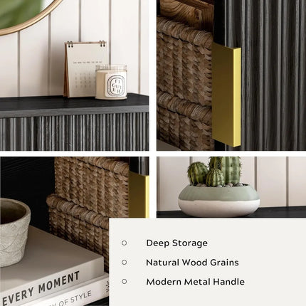 FurnitureZ l  Pair of Modern Floating TV Stands for Bedroom, Bathroom